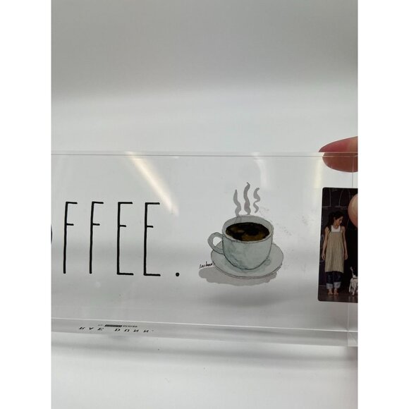 VHTF NWT Rae Dunn Coffee Sign - Picture 2 of 3